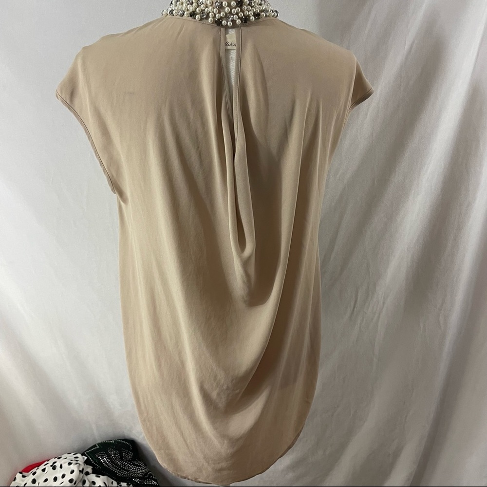 Bellatrix Jeweled Neckline Sleeveless top - Picture 6 of 14
